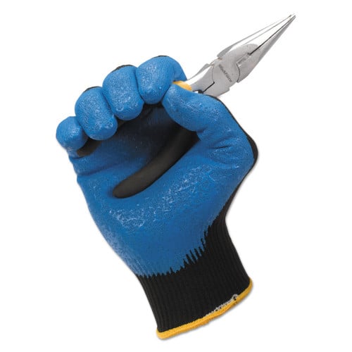 KleenGuard G40 Foam Nitrile Coated Gloves， 230 mm Length， Medium/Size 8， Blue， 12 Pairs (40226)