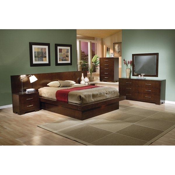 Tokyo 2-piece Platform Bedroom Set with Chest - - 35254673