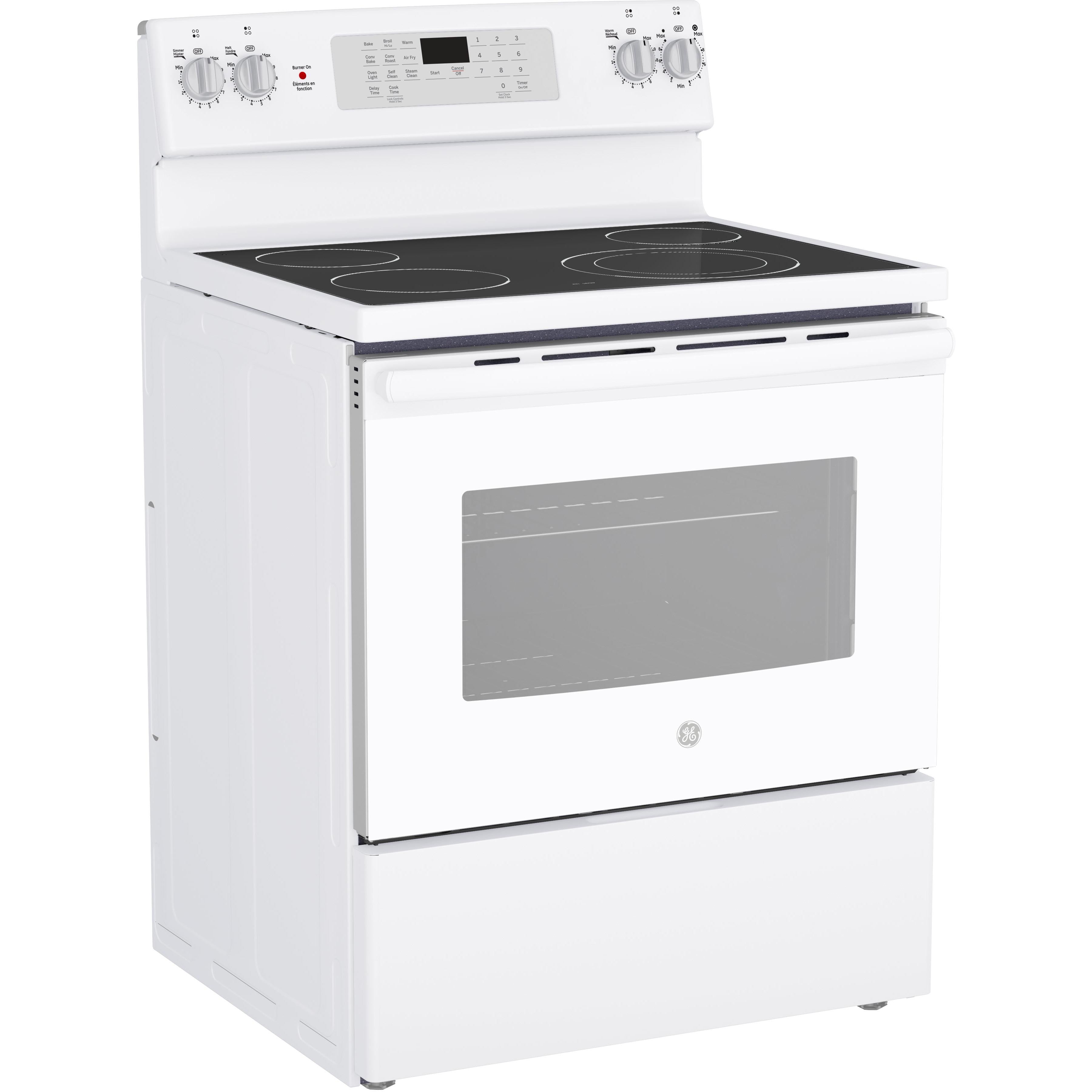 GE 30-inch Freestanding Electric Range JCB830DVWW