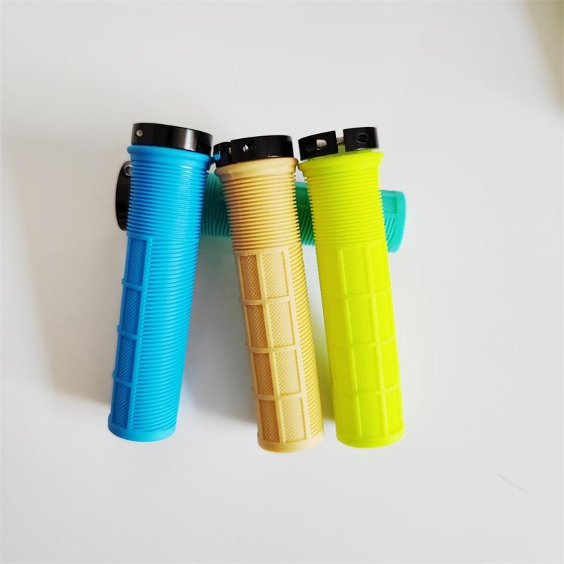 Manufacture Acceptable Customized Road Mtb Bike Shock Absorption Bicycle Parts Lockable Handle Grips