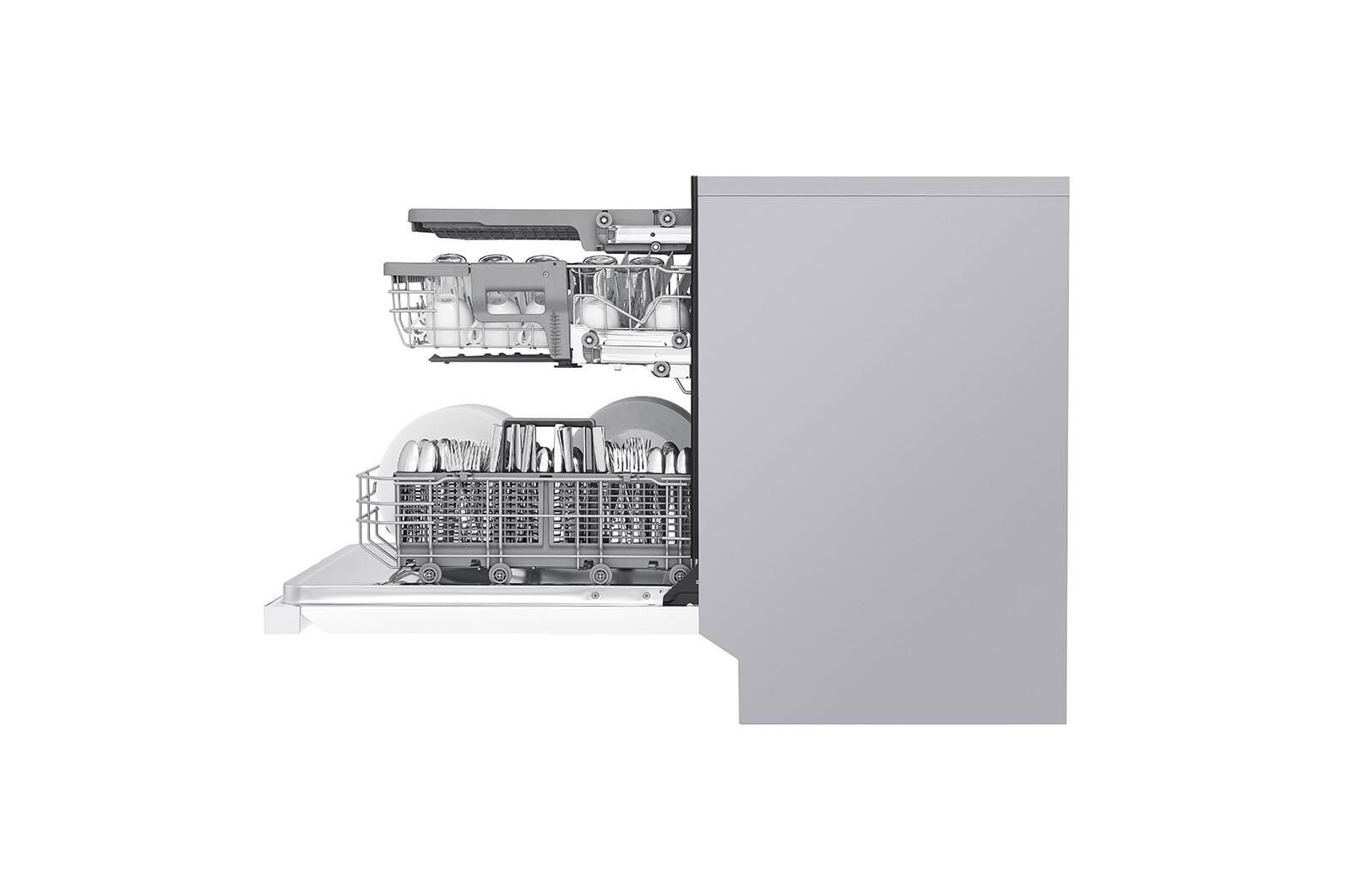 Lg LDFN4542W Front Control Dishwasher With Quadwash™ And 3Rd Rack