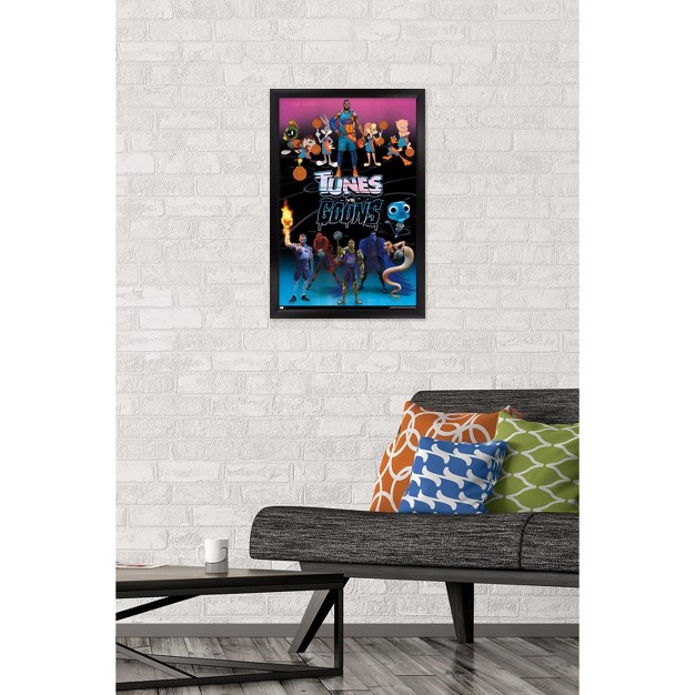 Trends International Space Jam A New Legacy Group Framed Wall Poster Prints