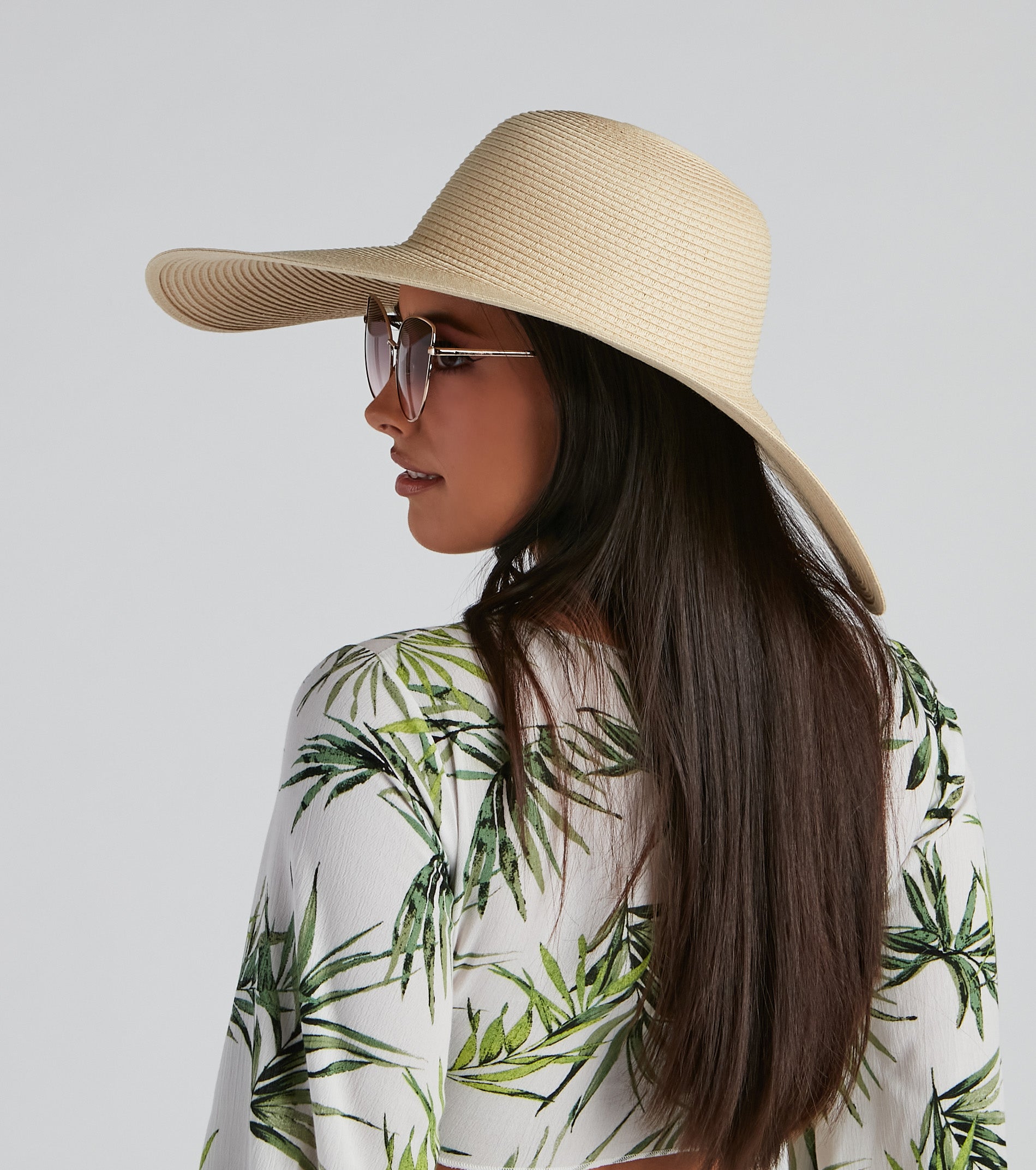 In The Shade Straw Floppy Hat