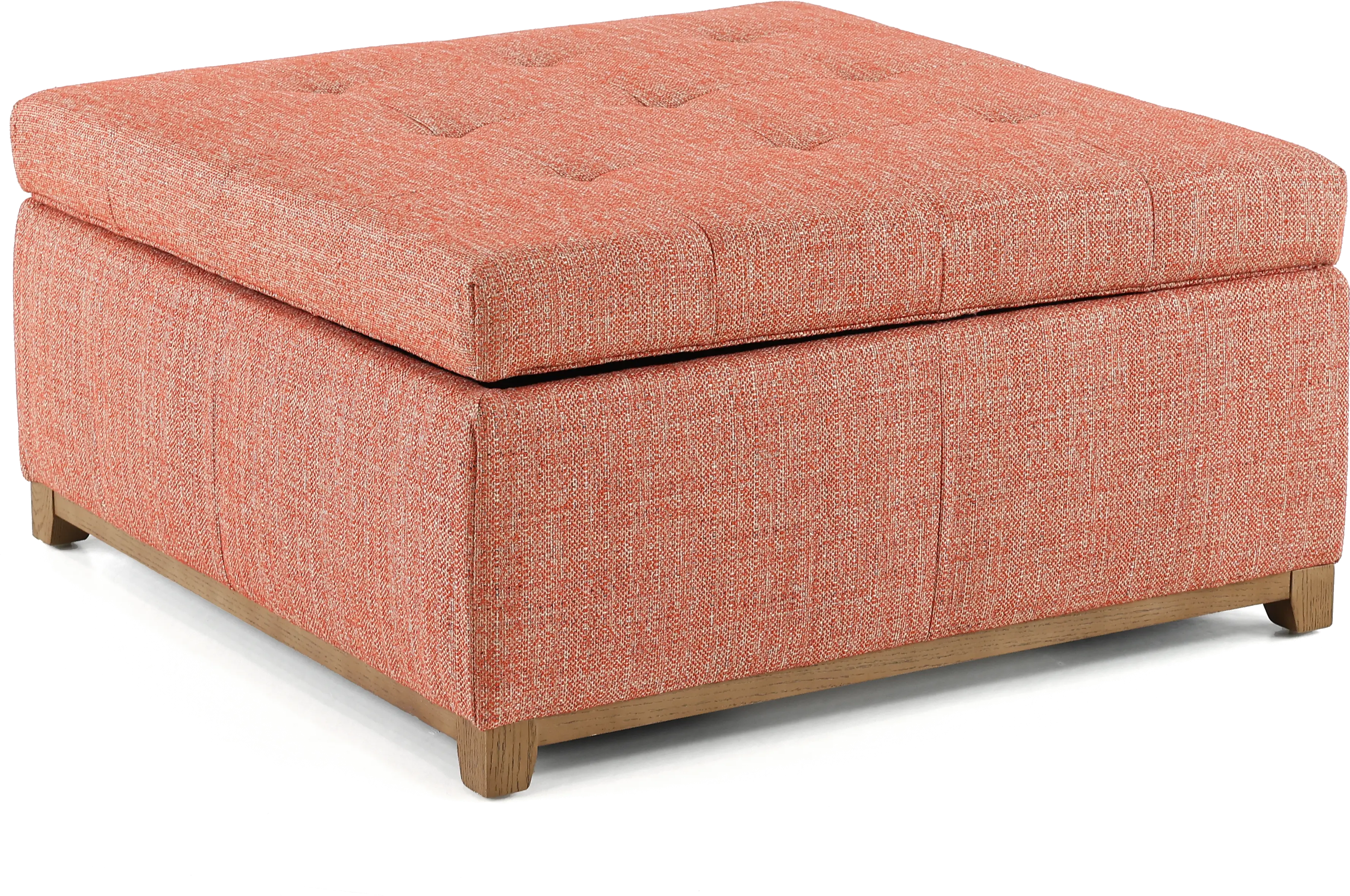 Westport Spice Orange Storage Ottoman