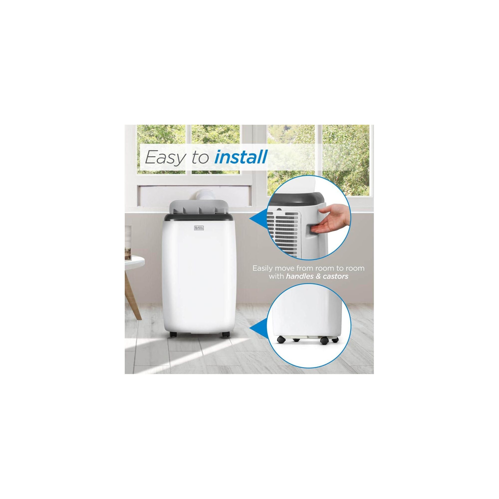 Portable Air Conditioner With Follow Me Remote Control