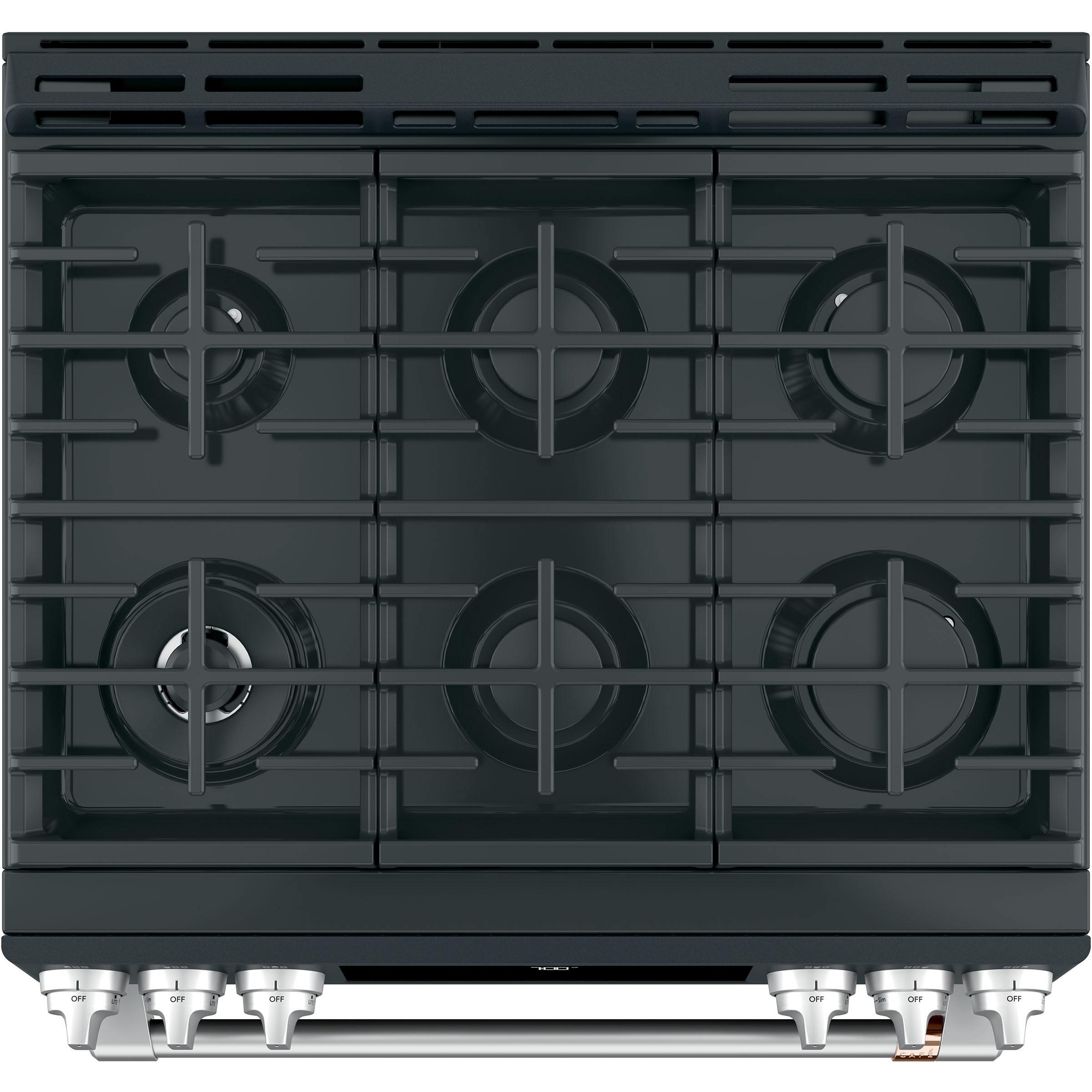 Café 30-inch Slide-In Gas Range with Warming Drawer CGS700P3MD1