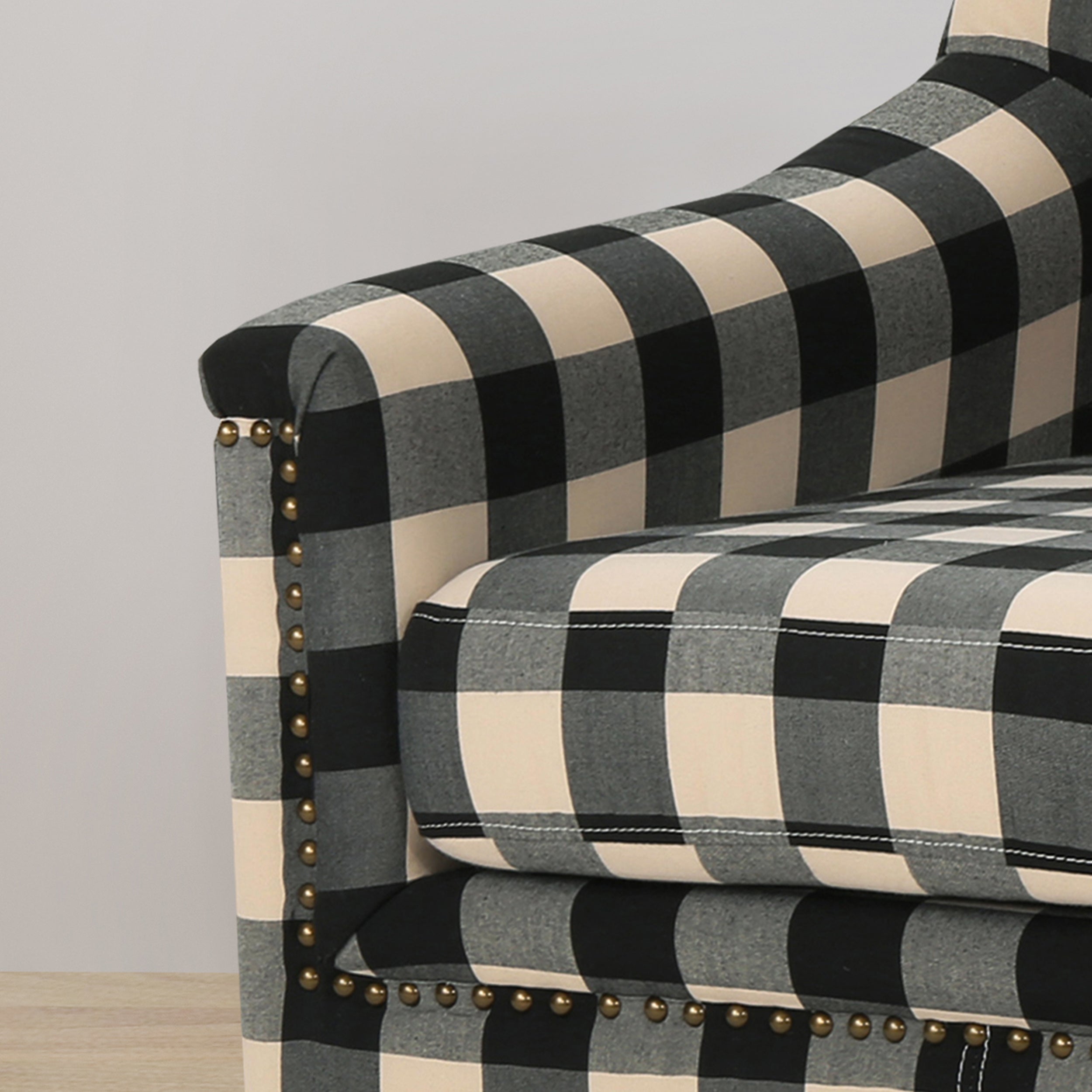 Paul Fabric Tufted Club Chair