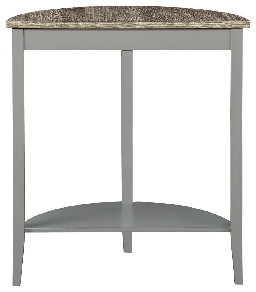 ACME Joey Console Table  Gray Oak and Gray   Transitional   Console Tables   by Acme Furniture  Houzz