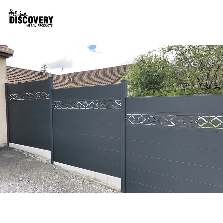 factory supply aluminum fence panels/ hot sell aluminum privacy fence