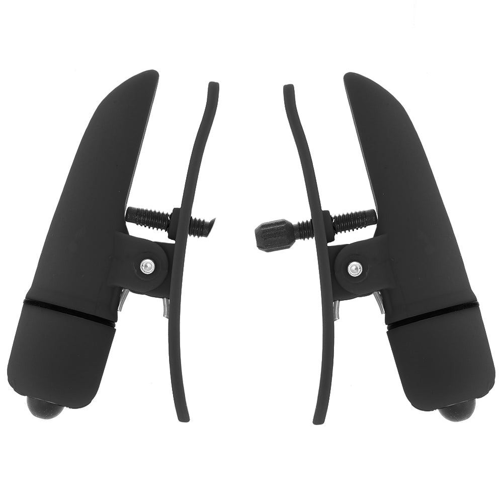 nipple play Nipplettes Vibrating Clamps in Black