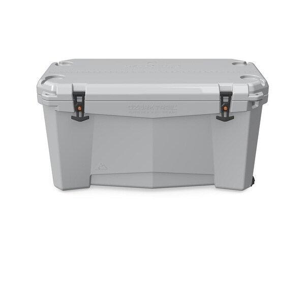 110 Qt High Performance Wheeled Hard Chest Cooler， Gray