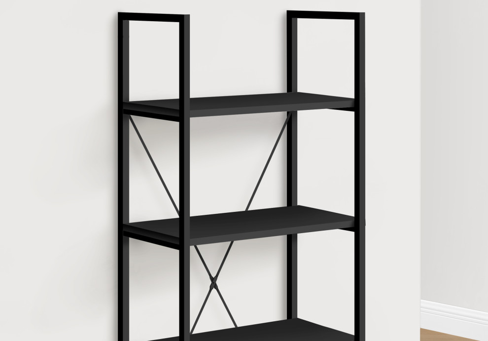 Bookcase 48 quotH Metal   Industrial   Bookcases   by Monarch Specialties  Houzz