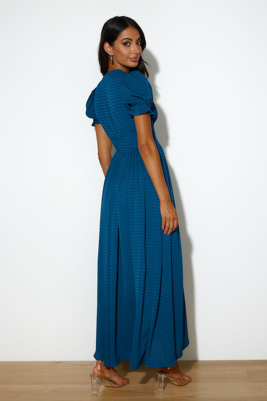 Downtown Brunch Maxi Dress Navy