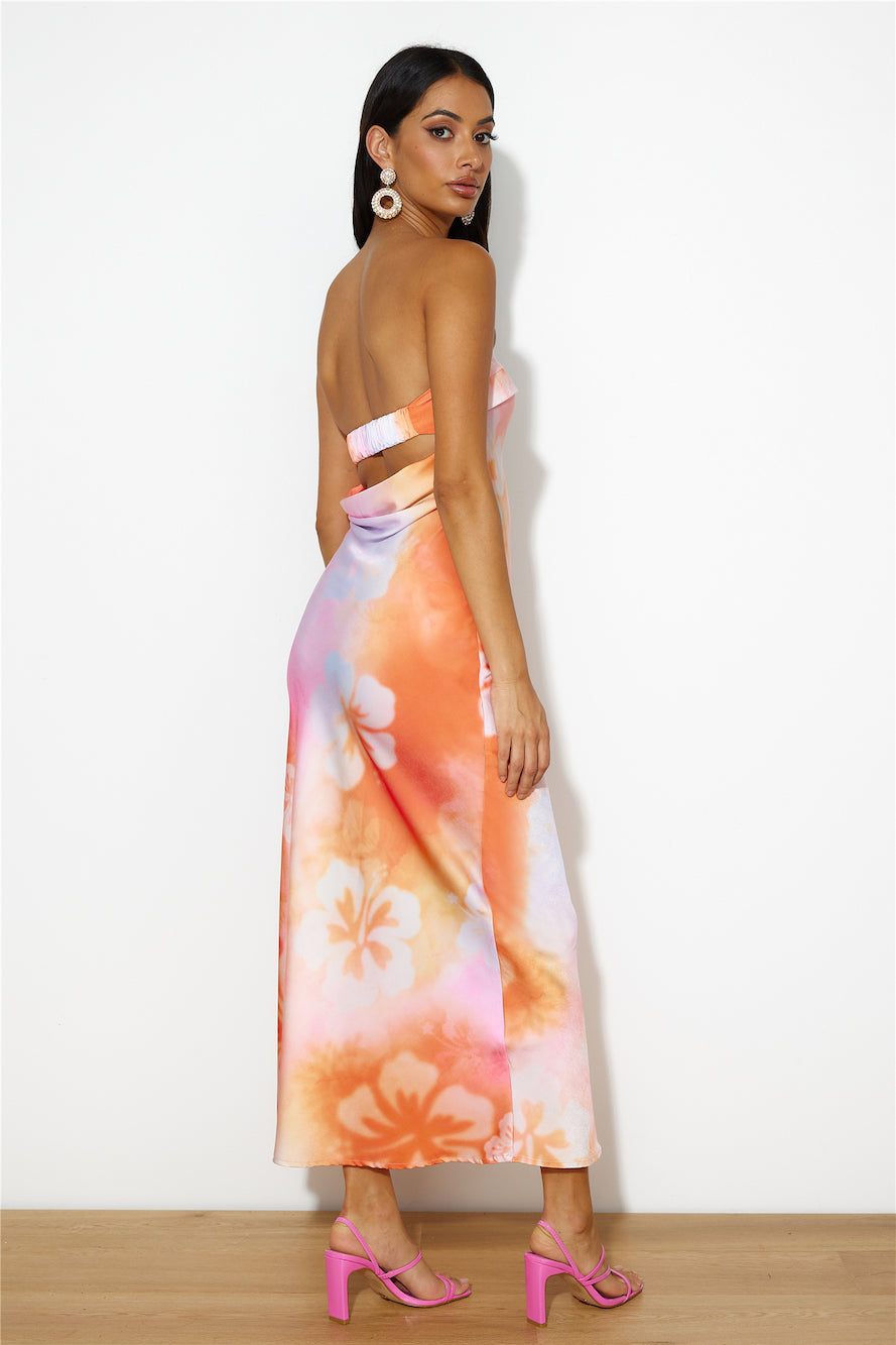 Highway To Heaven Maxi Dress Orange