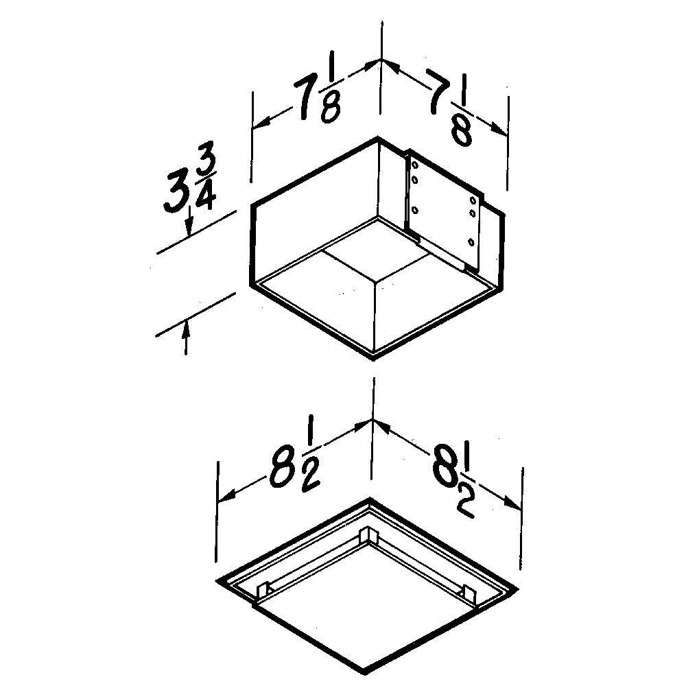 Broan-NuTone 0 CFM Duct Free Ceiling Exhaust Fan 682