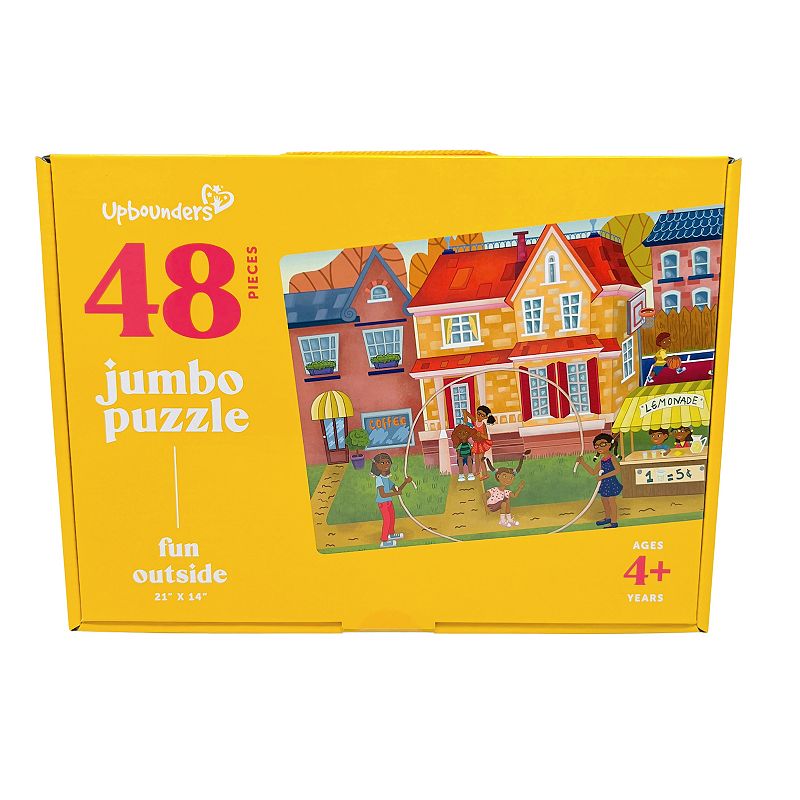 Upbounders Fun Outside 48-Piece Jumbo Floor Puzzle