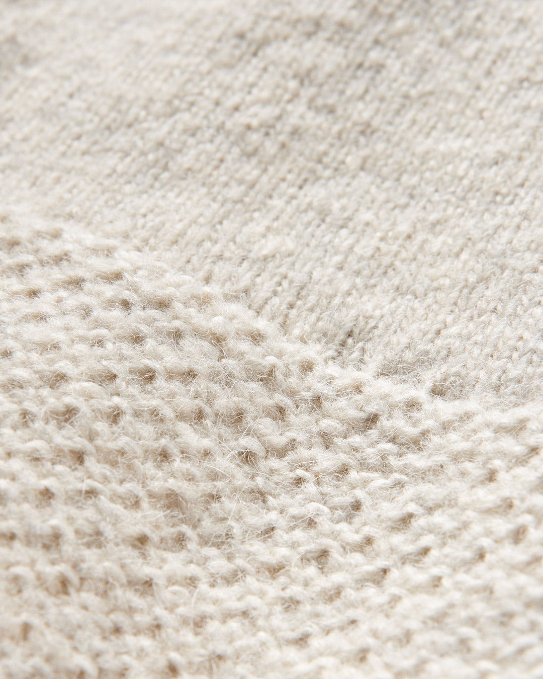 Cove Recycled Knitted Jumper - Off White