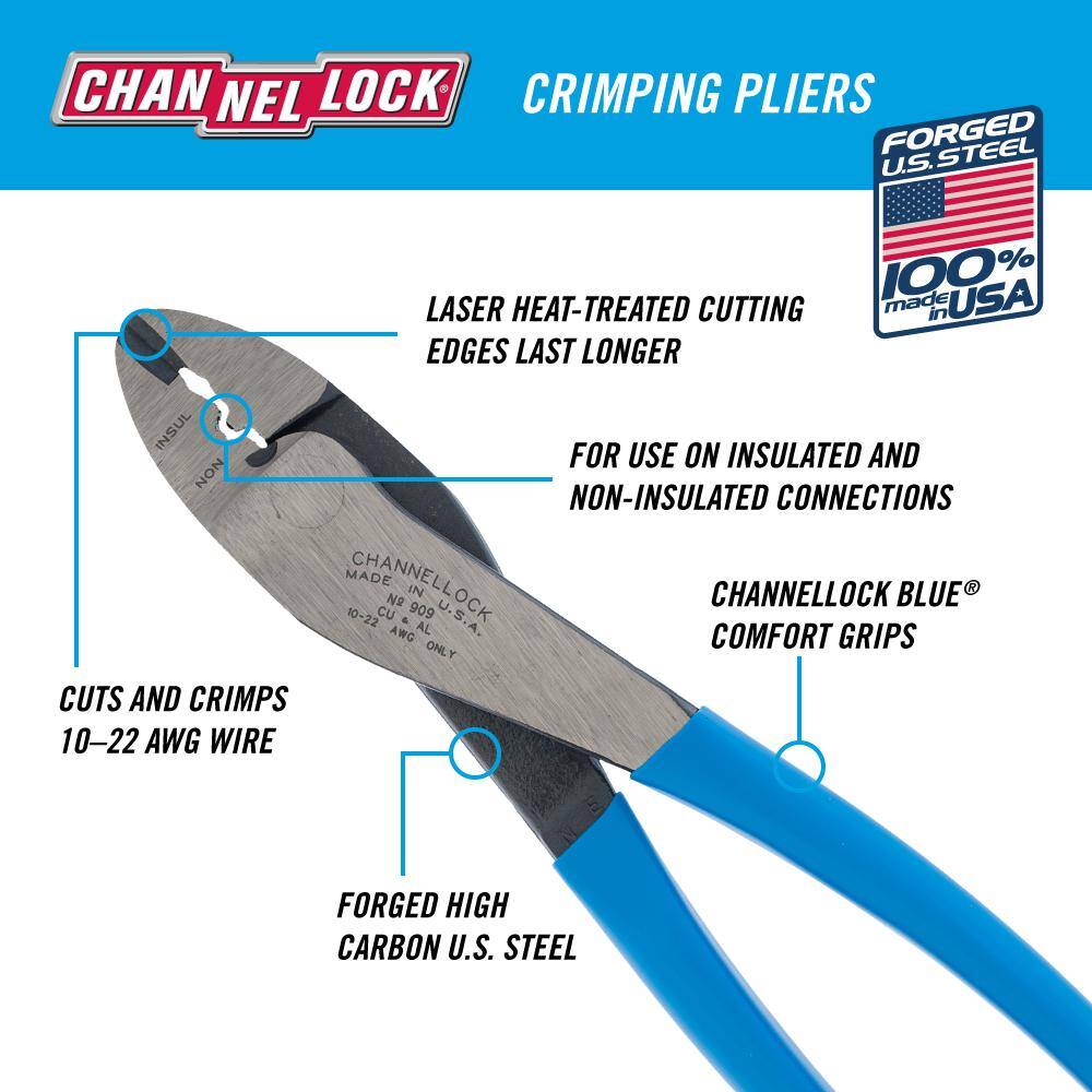 Channellock 9-12 in. Crimping Pliers 909