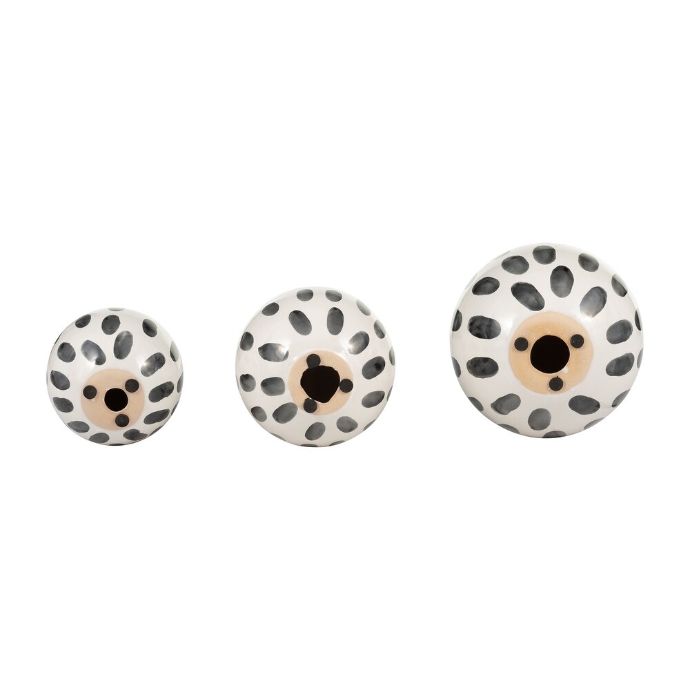 Set of 3 Ceramic Orbs 4\