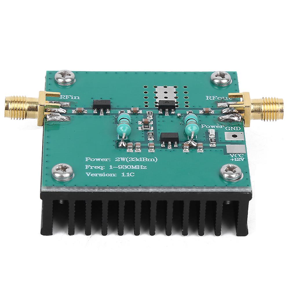 Rf Broadband Power Amplifier Module Electrical Accessory Standard Sma Female 1and#8209;930mhz 2.0w