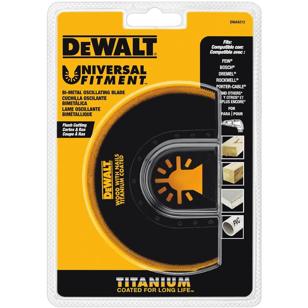 DEWALT Titanium Oscillating Flush Cut Blade DWA4213 from DEWALT