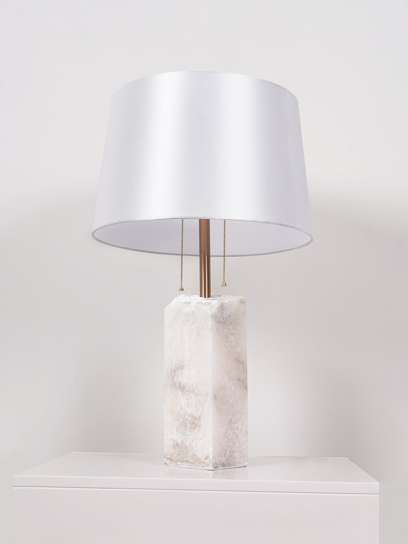 Raw Alabaster Table Lamp