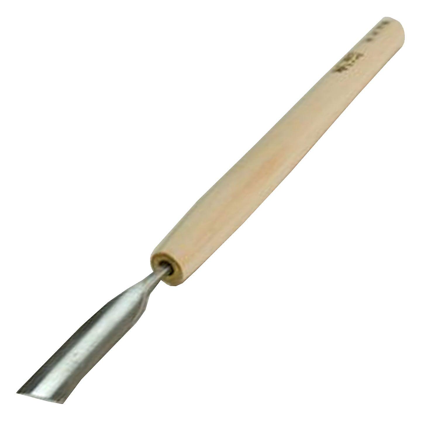 Michihamono Tendo Japanese Wood Carving Tool 18mm Round Edge Woodworking Paring U Gouge， with High Speed Steel Blade， for Woodcarving