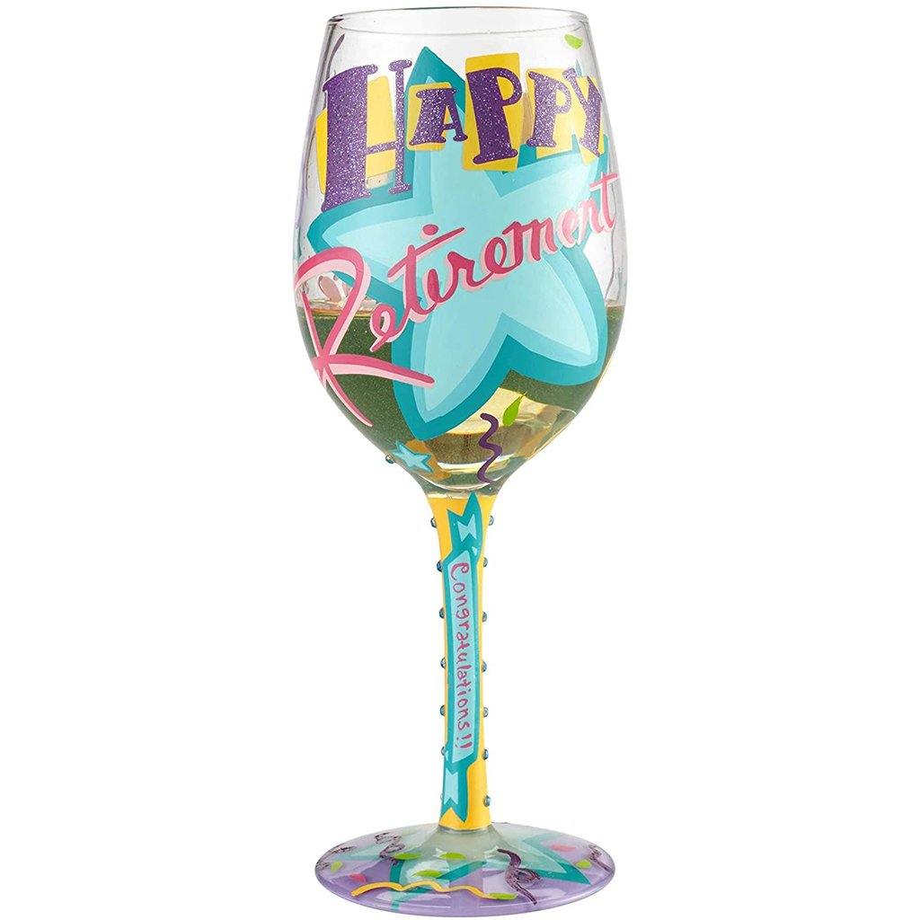 Lolita  Wine Glass - Happy Retirement