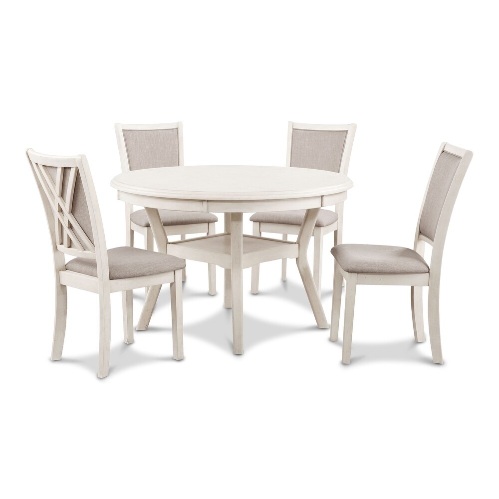 New Classic Furniture Baart 5 Piece Round Dining Set