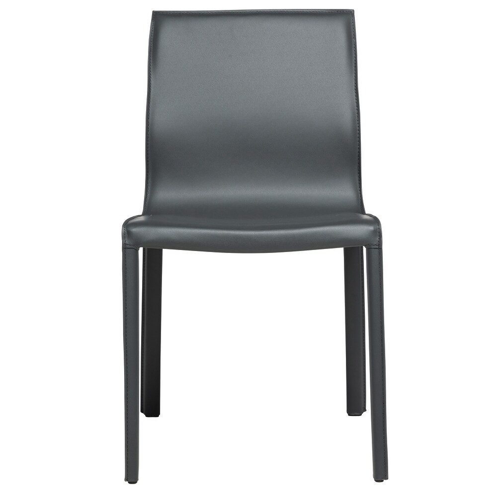 STAN Modern Leather Side Chair