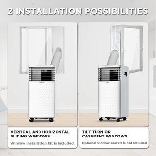 TURBRO Greenland 10000 BTU Portable Air Conditioner Dehumidifier and Fan 3-in-1 Portable AC Unit for Rooms up to 400 sq. ft. GLP06AC