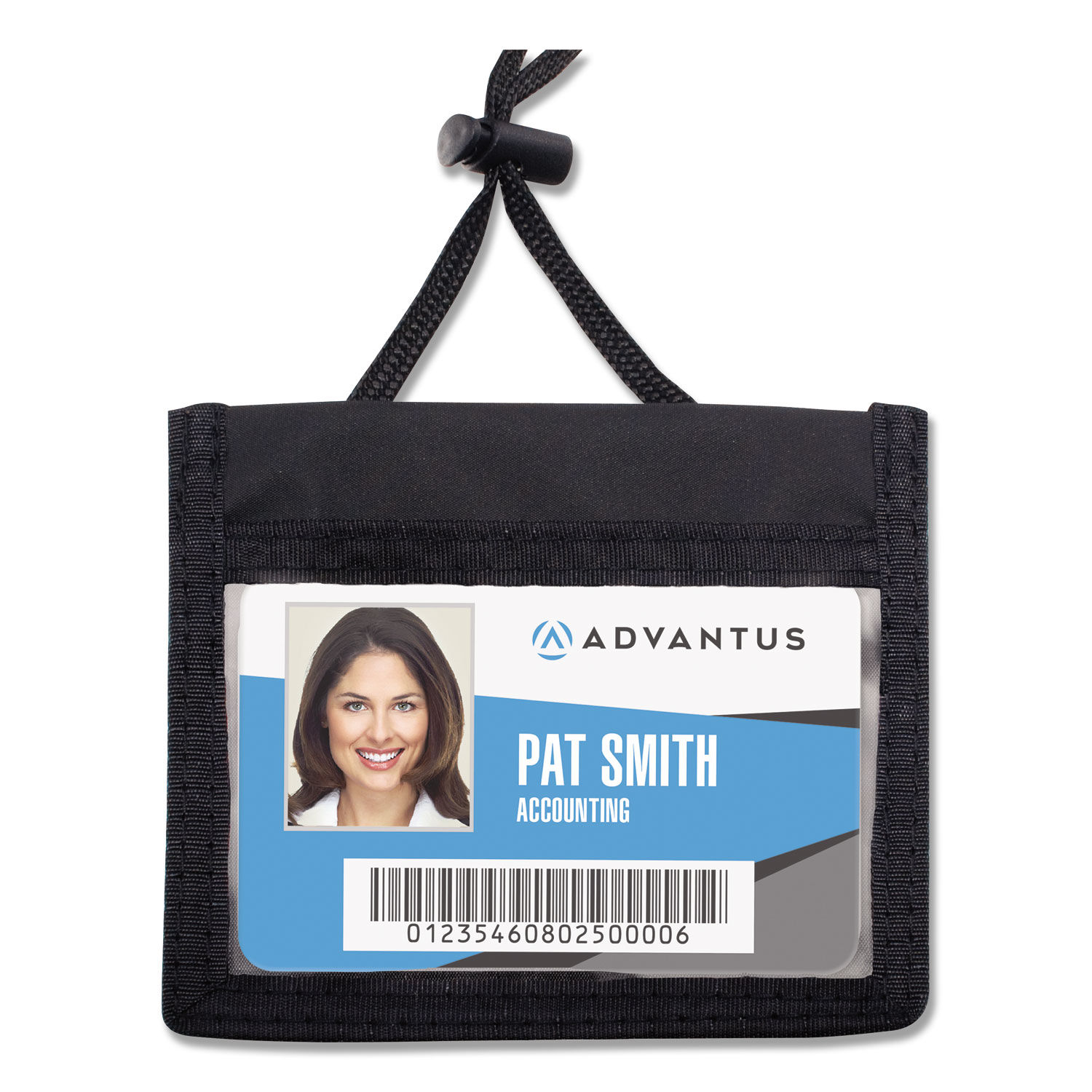 ID Badge Holders with Convention Neck Pouch by Advantus AVT75452