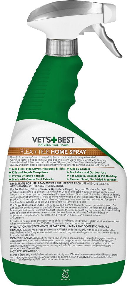 Vet's Best Indoor Flea and Tick Spray for Dogs and Cats andndash; Pet Empire and Supplies