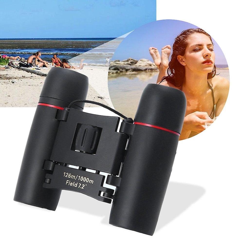 8x21 Roof Prism Foldable Binoculars With Carry Case Strap For Birdwatching