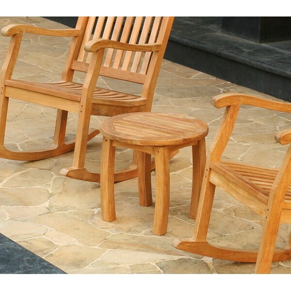 Jakarta Teak Round Outdoor Side Table