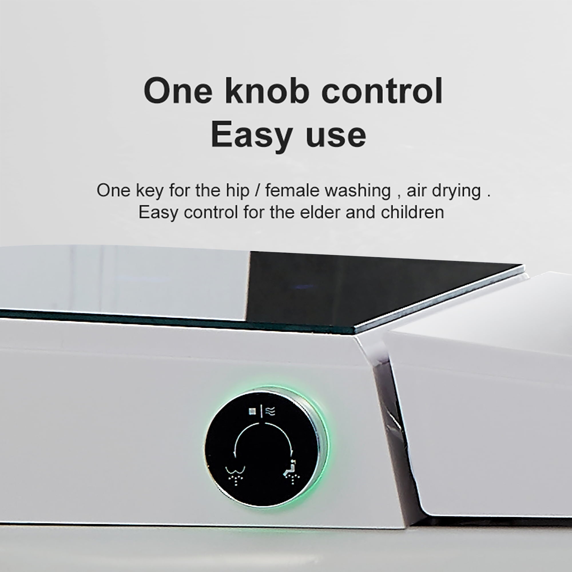 Ukeep Smart Toilet,One Piece Bidet Toilet for Bathrooms,Modern Elongated Toilet with Warm Water, Auto Flush, Foot Sensor Operation, Heated Bidet Seat ,Tankless Toilets with LED Display