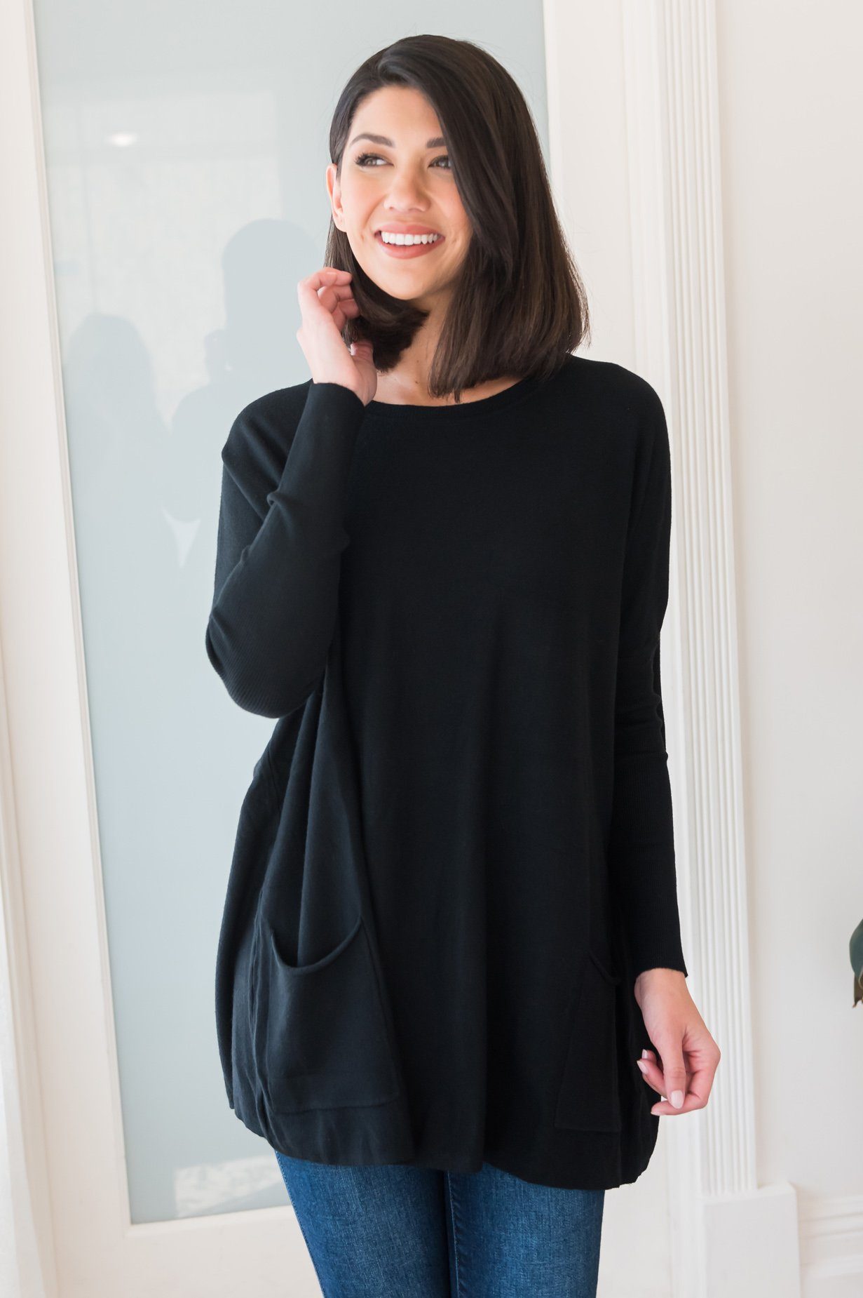 Casual Chic Modest Oversize Sweater