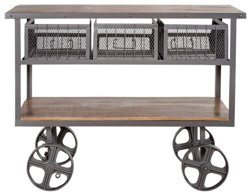 Accent Trolley   2130 AT1000   Contemporary   Accent Chests And Cabinets   by BisonOffice  Houzz