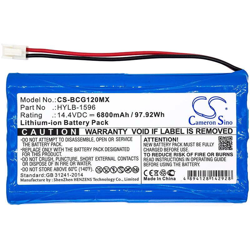 Biocare IE12 IE12A 6800mAh Medical Replacement Battery BatteryClerkcom Medical