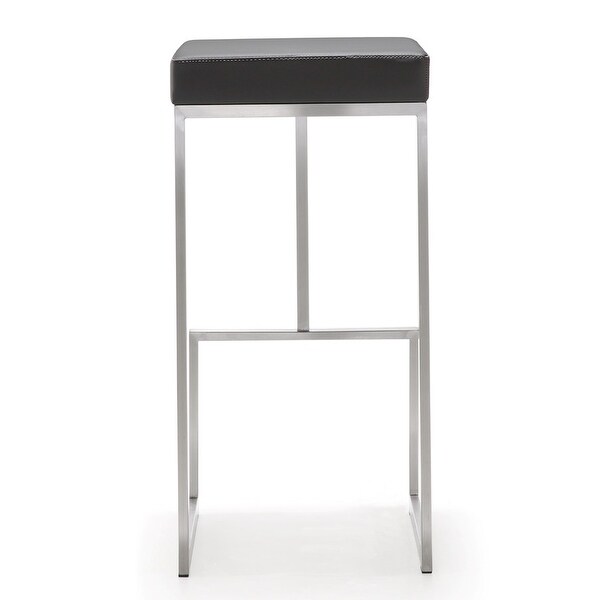 Ferrara Stainless Steel Barstool (Set of 2)