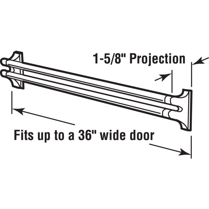 Prime-Line Screen Door Push Bar 1 pk