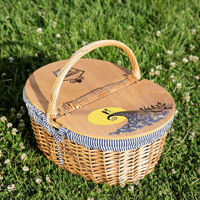 Disney's Nightmare Before Christmas Jack and Sally Country Picnic Basket by Picnic Time