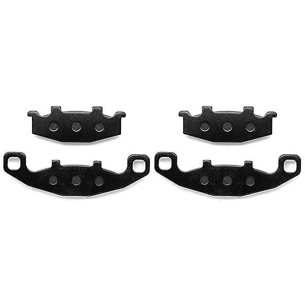 Front Brake Pads Compatible with 1990-1993 Kawasaki ZR 550 Zephyr - Non-Metallic Organic NAO Brake Pads Set