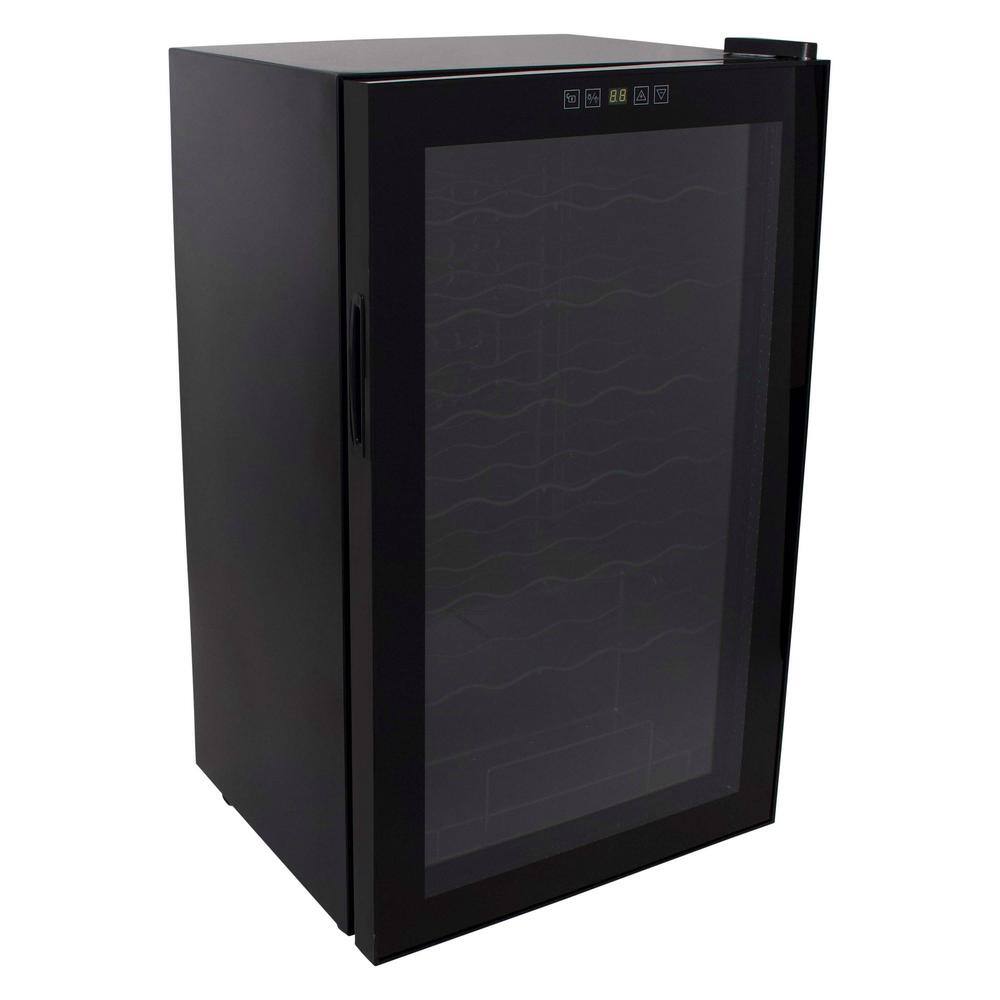 Magic Cool 34 Bottle Wine Cooler in Black MCWC34SI