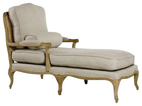 Bastille Chaise Lounge   Traditional   Indoor Chaise Lounge Chairs   by Nook  ampCottage  Houzz