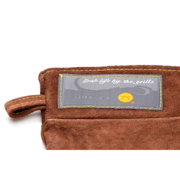 Leather Grill Mitt Brown Outset