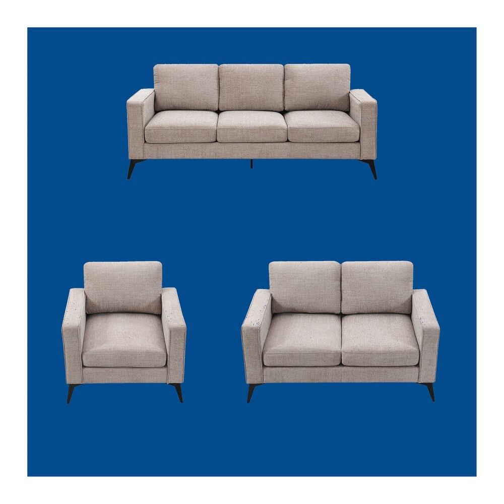 Chenille 3 Piece Sofa Sets