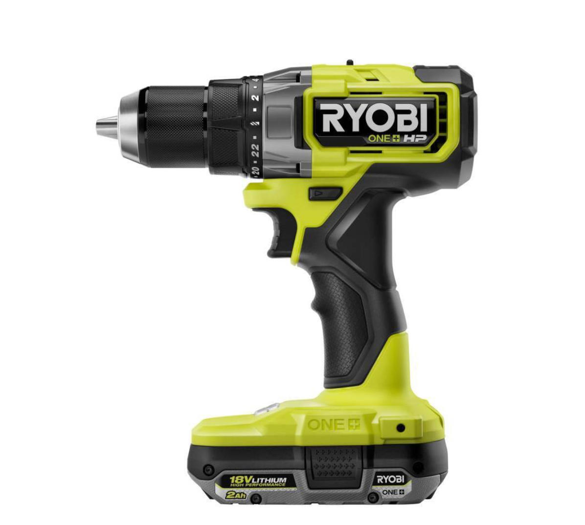 RYOBI PBLDD01K-A986501 ONE+ HP 18V Brushless Cordless 1/2 in. Drill/Driver Kit w/(2) Batteries， Charger， Bag， and Drill and Drive Kit (65-Piece)