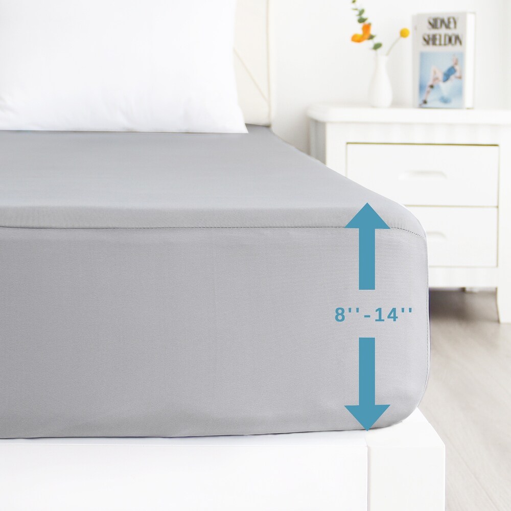 2 Pack Waterproof Mattress Protector by Biloban   White