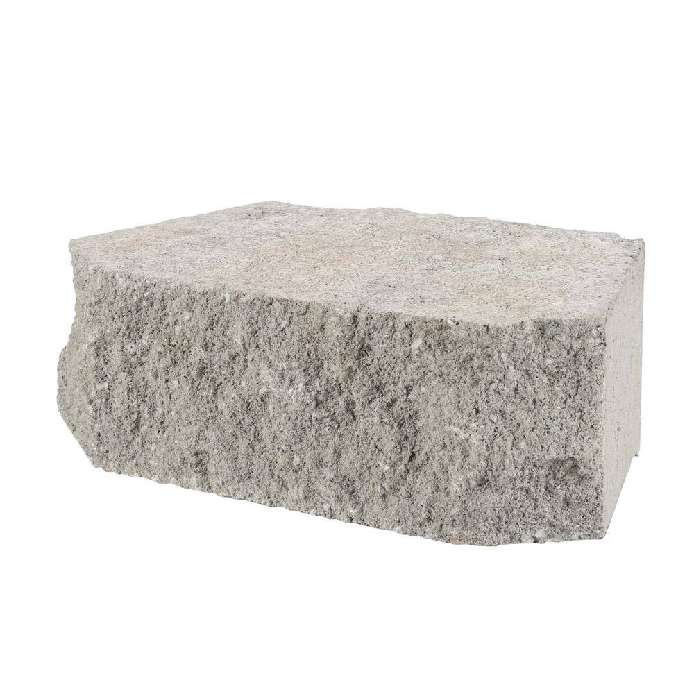 Pavestone 4 in. x 11.75 in. x 6.75 in. Pewter Concrete Retaining Wall Block (144 Pcs.  46.5 sq. ft.  Pallet) 81100